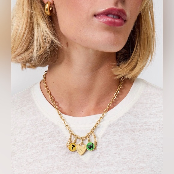 Clare V charm chain necklace NWT - Picture 3 of 9